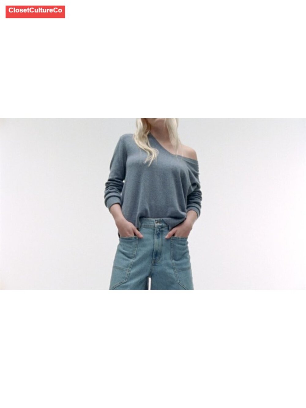 High Rise Straight Leg Rigid Japanese Denim Jeans - Picture 5 of 5